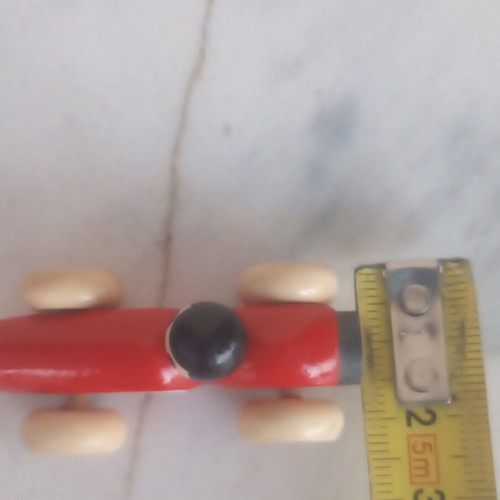 Wooden Formula One miniature with magnet