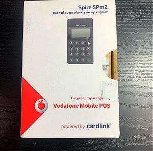 Vodafone mobile pos Spire SPm2 Φορητή συσκευή ανάγνωσης καρτών . Καινούργια και σφραγισμένη .