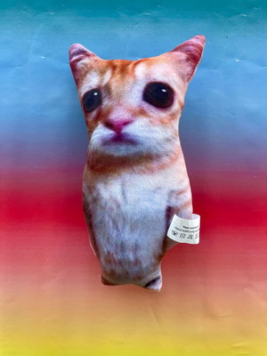 Λούτρινο El Gato meme γατάκι 22 εκατσοτά καινούργιο διακοσμητικό