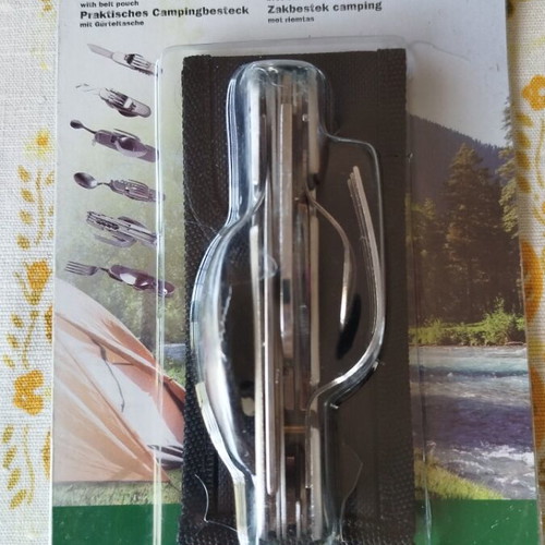 Pocket camping 6 in 1 cutlery new