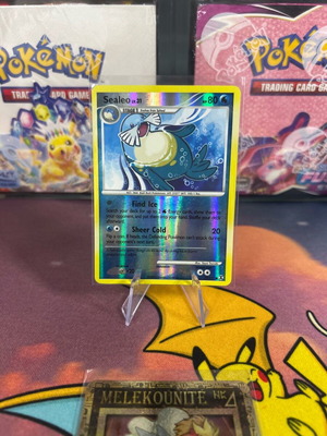 Pokemon card Sealeo reverse holo Rising Rivals mint condition