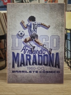 Maradona wooden decorative plaque like new, 13×18 cm