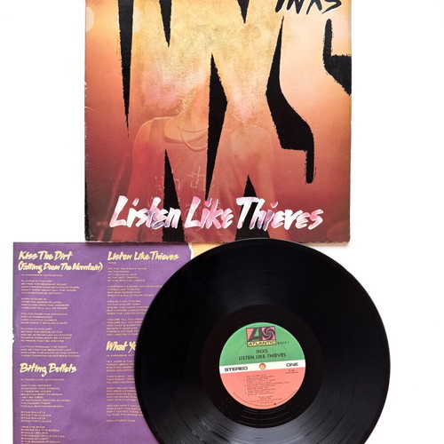 INXS Listen Like Thieves LP used, 1st US gatefold