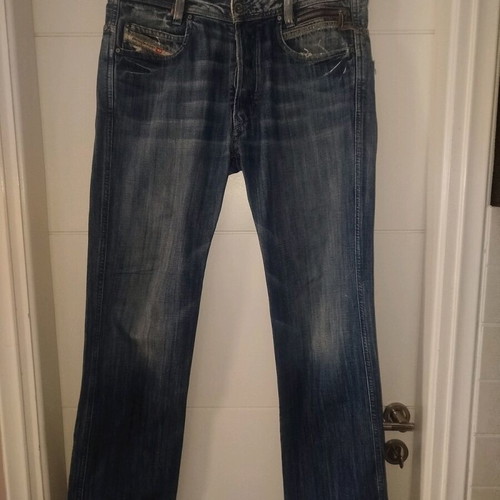 Diesel men's jeans pants like new, size L, blue with buttons