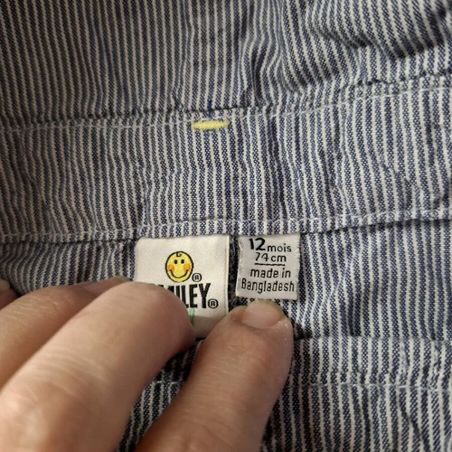 Baby summer salopette for 12 months, new