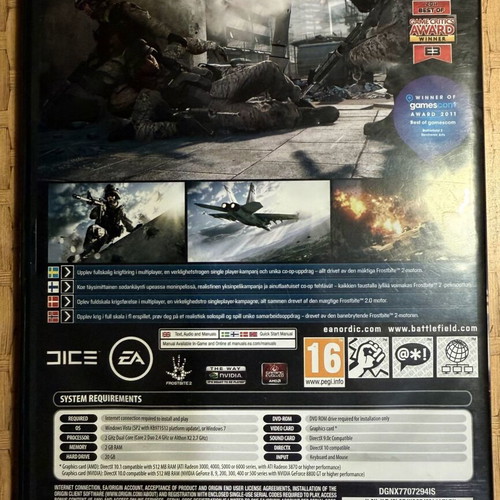 Battlefield 3 PC Game used