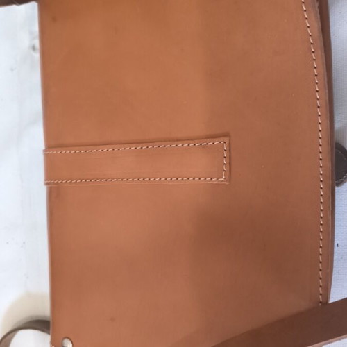 Leather crossbody bag like new, handmade