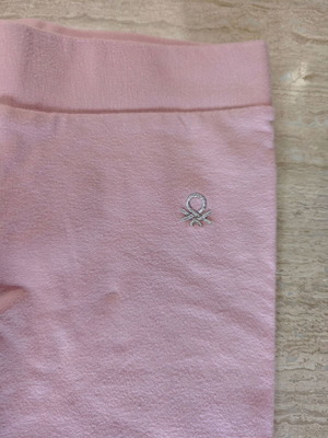 Benetton pink pants for girl 4-5 years like new
