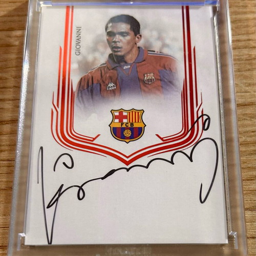 Giovanni Silva de Oliveira Barcelona Futera 2025 signed card numbered 2/2