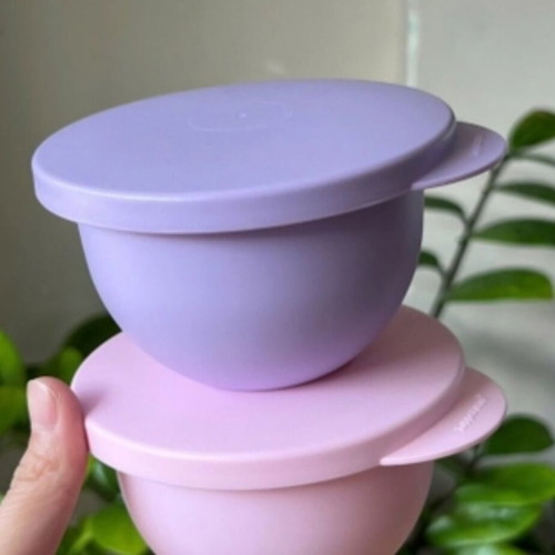 Tupperware mini Expression bowls set of 2, 200 ml, pink and purple