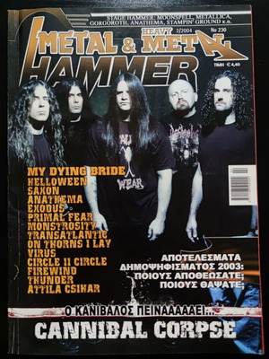 Metal Hammer & Heavy Metal magazine issue 230, February 2004
