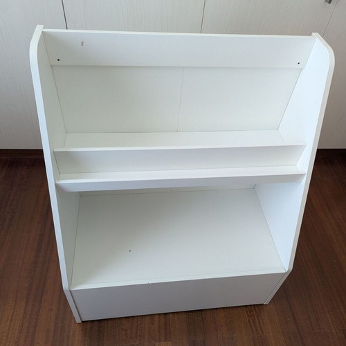 IKEA Bergig white book storage with drawer