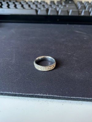 Ring with small diamonds used, missing one or two diamonds