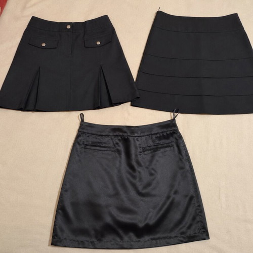 Set of 3 Black Skirts Medium Size Like New