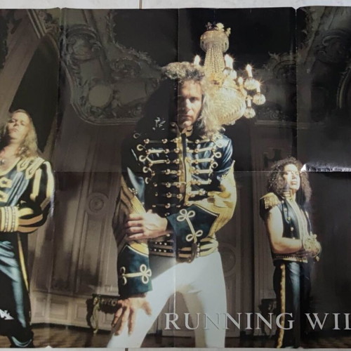 Paradise Lost / Running Wild double-sided poster used from Metal Hammer