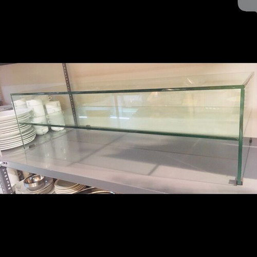 Glass Display Case new, securit glass 5mm, 1.10m length