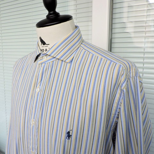 Polo Ralph Lauren Irving men's long sleeve striped shirt XL/XXL like new