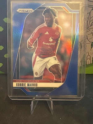 Panini Prizm 2024-25 Kobbie Mainoo Blue Prizm Manchester United card like new