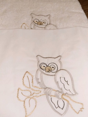 Set of baptism linens new with large towel, sheet and underwear