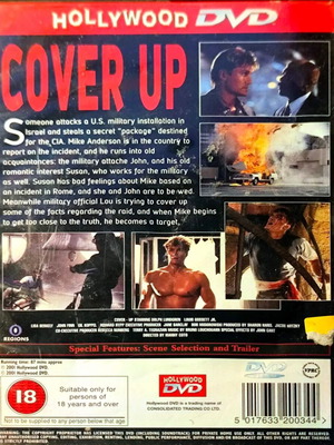 Cover Up DVD μεταχειρισμένο, περιπέτεια χωρίς υπότιτλους