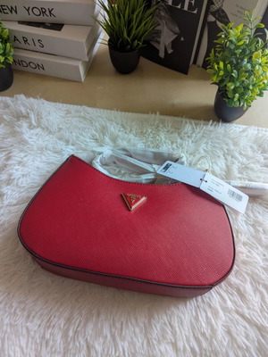 Guess Noelle shoulder bag new, red