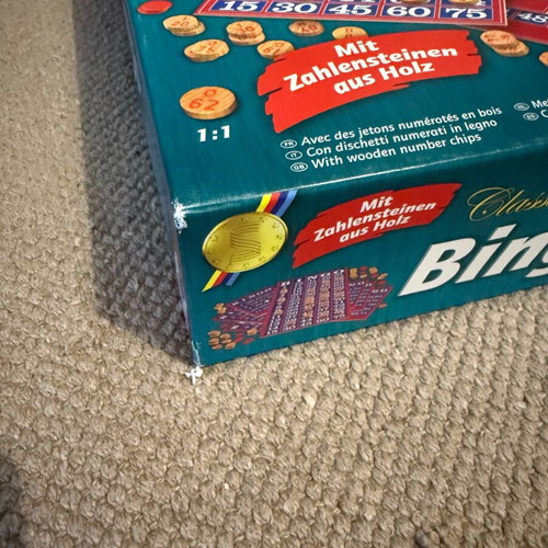 Bingo Classic Line board game used