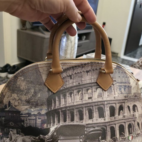 Y Not? Milano London Print Tote Shopper Bag new