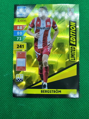 Κάρτα Bergström Limited Edition ΠΑΝΣΕΡΑΙΚΟΣ Panini Greek Superleague 2024-25 καινούργια