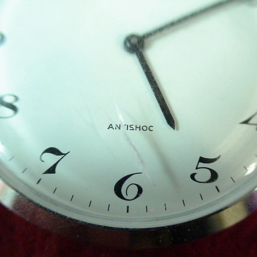 Vintage Parker pocket watch used, silver, with winding issue