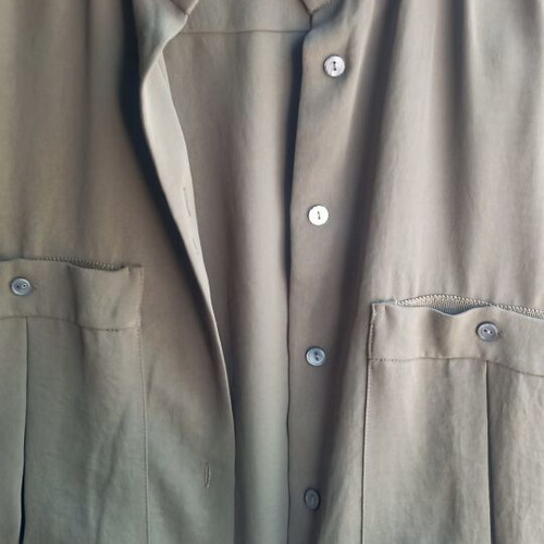 Mango shirt light fabric khaki large like new