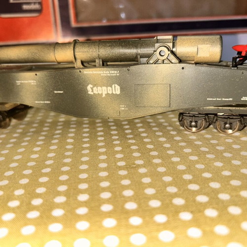 Lima H0 30 3500 Leopold railway gun model used