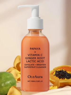 Papaya Face Cleanser 100g new, rich in vitamin C