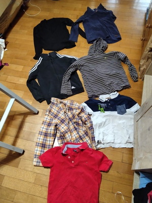 Boys' clothes pack of 7 pieces, age 8-9