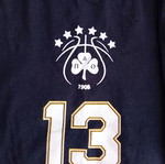 Panathinaikos basketball t-shirt Diamantidis used, size XXL, collectible jersey