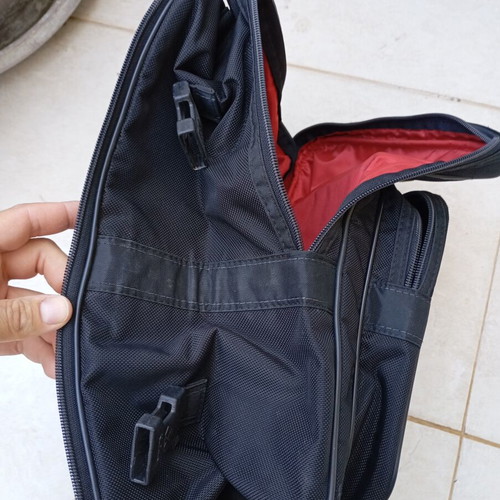 Glover Motorcycle Tank Bag used, spacious main compartment