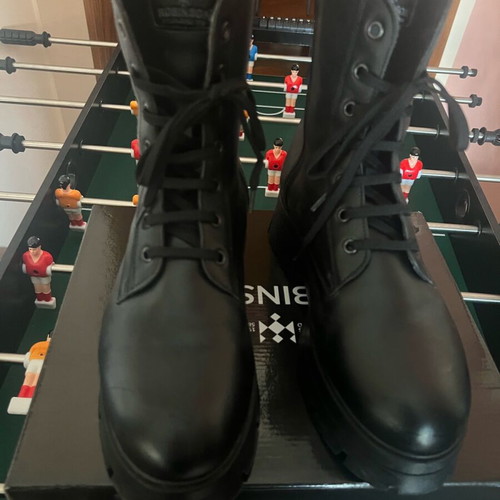 Robinson boots size 41 genuine leather like new, black