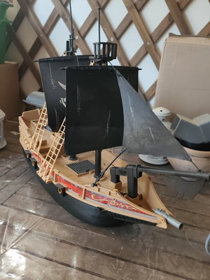 Playmobil 6678 Pirates πειρατικό καράβι μεταχειρισμένο, με ελλείψεις και σπασίματα