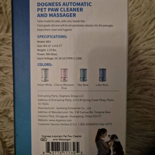 Dogness Pet Paw Cleaner new, inbox