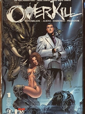 Overkill comics used, Witchblade, Aliens, Darkness, Predator