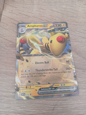 Ampharos EX 016 Pokemon card like new