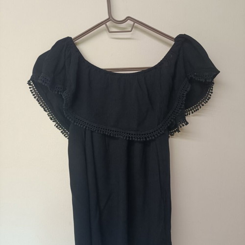 Stradivarius black blouse medium used, lightweight summer style