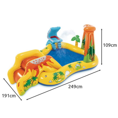 Inflatable Kids Water Park 5-in-1 with Slide and Pump, New