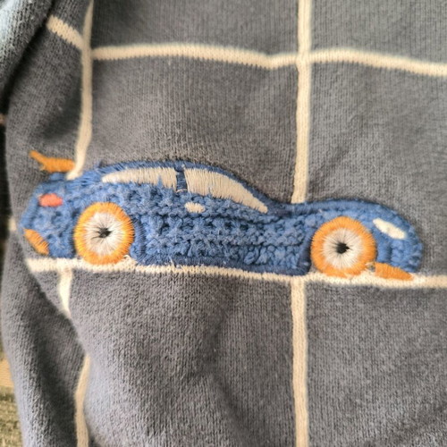Children's shirt used with car designs for ages 2-3