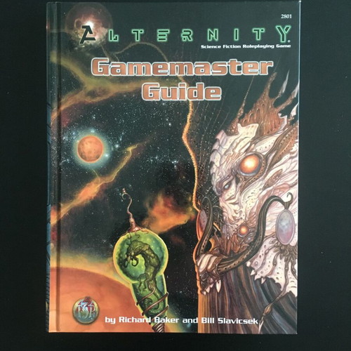 Alternity Gamemaster Guide Sci-Fi RPG book like new, English