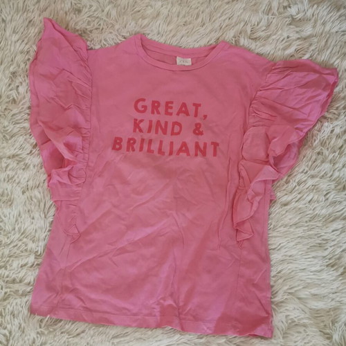 Zara pink t-shirt size 152 like new