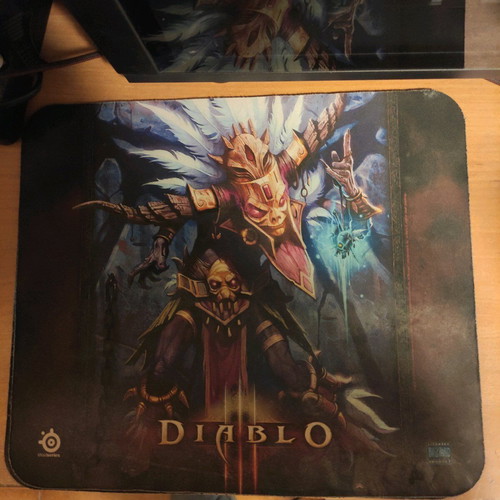SteelSeries Diablo 3 mousepad used