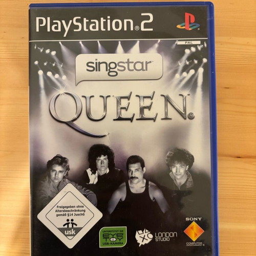 Singstar Queen PlayStation 2 used, German complete