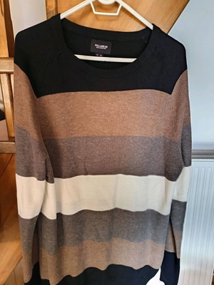 Pull & Bear men's sweater like new, size XL, gray and beige