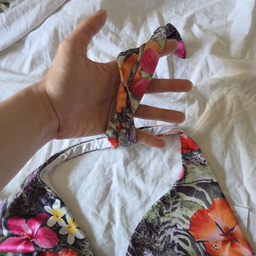 Yamamay Tropical Floral Bikini Set used, size M, pink multicolor