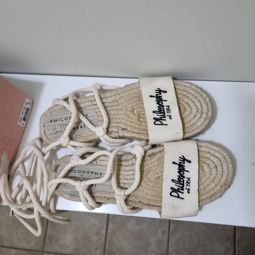 Philosophy x Manebi sandals like new, size 39, white